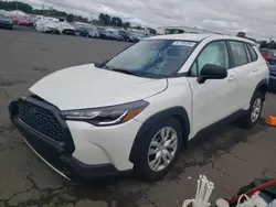 Salvage cars for sale at New Britain, CT auction: 2023 Toyota Corolla Cross L