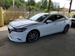 Salvage cars for sale at Gaston, SC auction: 2017 Mazda 6 Grand Touring