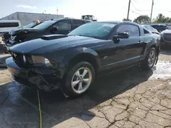 Salvage cars for sale at Chicago Heights, IL auction: 2008 Ford Mustang GT