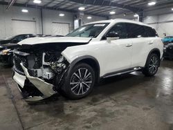 Salvage cars for sale at Ham Lake, MN auction: 2024 Infiniti QX60 Sensory