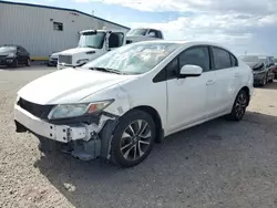 Salvage cars for sale from Copart Tucson, AZ: 2014 Honda Civic EX