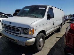 Salvage trucks for sale at Martinez, CA auction: 2002 Ford Econoline E250 Van