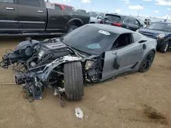 Salvage cars for sale at Brighton, CO auction: 2017 Chevrolet Corvette Z06 3LZ