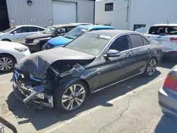 Salvage cars for sale at Vallejo, CA auction: 2015 Mercedes-Benz C300