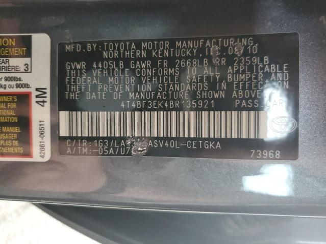 2011 Toyota Camry Base