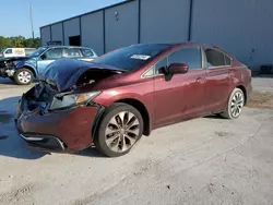 Salvage cars for sale at Apopka, FL auction: 2014 Honda Civic LX