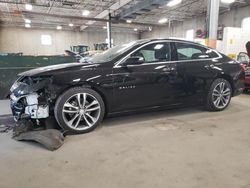 Chevrolet Malibu Premier salvage cars for sale: 2021 Chevrolet Malibu Premier