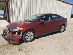 Salvage cars for sale at Temple, TX auction: 2014 Ford Fusion S