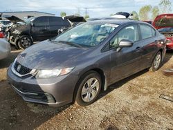 Honda salvage cars for sale: 2015 Honda Civic LX