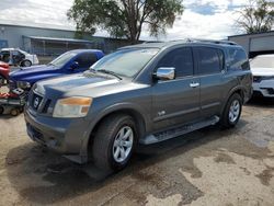 Salvage cars for sale from Copart Albuquerque, NM: 2008 Nissan Armada SE