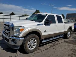 Salvage cars for sale at Littleton, CO auction: 2014 Ford F250 Super Duty