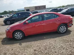 Salvage cars for sale at Kansas City, KS auction: 2015 Toyota Corolla L