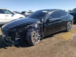 Salvage cars for sale from Copart Rocky View County, AB: 2020 Infiniti Q50 RED Sport 400