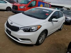 Salvage cars for sale at Brighton, CO auction: 2014 KIA Forte EX