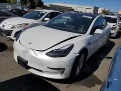 Salvage cars for sale at Martinez, CA auction: 2022 Tesla Model 3