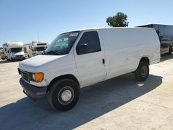 Ford salvage cars for sale: 2005 Ford Econoline E350 Super Duty Van