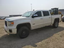 Salvage cars for sale from Copart Nisku, AB: 2014 GMC Sierra K1500 SLT