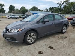 Honda salvage cars for sale: 2015 Honda Civic LX