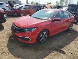 Honda salvage cars for sale: 2019 Honda Civic LX