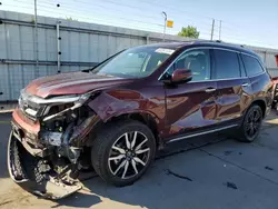 Salvage cars for sale at Littleton, CO auction: 2022 Honda Pilot Touring