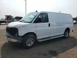 Salvage trucks for sale at East Granby, CT auction: 2022 GMC Savana G2500