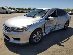 Salvage cars for sale at Fresno, CA auction: 2013 Honda Accord LX