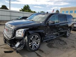 Salvage cars for sale at Littleton, CO auction: 2018 GMC Yukon XL Denali