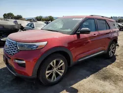 Salvage cars for sale at San Martin, CA auction: 2020 Ford Explorer Platinum