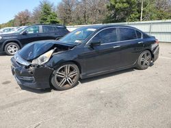 Salvage cars for sale at Brookhaven, NY auction: 2017 Honda Accord Sport