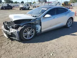 Salvage cars for sale at San Diego, CA auction: 2013 Tesla Model S