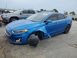 Salvage cars for sale at Tulsa, OK auction: 2020 Ford Fusion Titanium