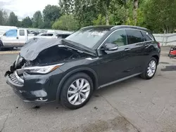 Infiniti salvage cars for sale: 2019 Infiniti QX50 Essential