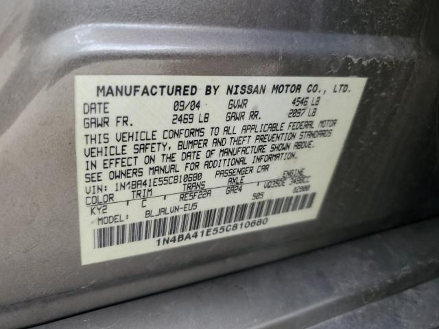 2005 Nissan Maxima SE