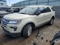 Ford salvage cars for sale: 2018 Ford Explorer XLT