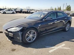 Salvage cars for sale at Rancho Cucamonga, CA auction: 2013 Tesla Model S