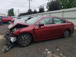 Subaru salvage cars for sale: 2019 Subaru Legacy 2.5I Premium