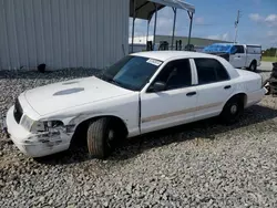 Salvage cars for sale at Tifton, GA auction: 2010 Ford Crown Victoria Police Interceptor