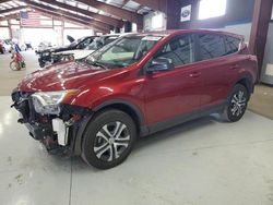 Salvage cars for sale at East Granby, CT auction: 2018 Toyota Rav4 LE