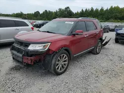 Salvage cars for sale from Copart Memphis, TN: 2017 Ford Explorer Limited