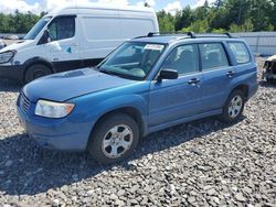 Salvage cars for sale from Copart Windham, ME: 2007 Subaru Forester 2.5X