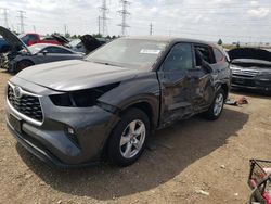 Salvage cars for sale at Elgin, IL auction: 2021 Toyota Highlander Hybrid LE