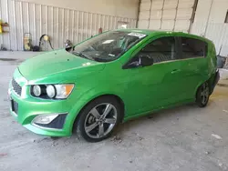 Chevrolet salvage cars for sale: 2016 Chevrolet Sonic RS