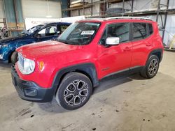 Jeep salvage cars for sale: 2015 Jeep Renegade Limited