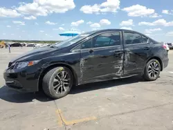 Salvage cars for sale at Grand Prairie, TX auction: 2014 Honda Civic EX