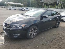 Salvage cars for sale at Savannah, GA auction: 2017 Nissan Maxima 3.5S