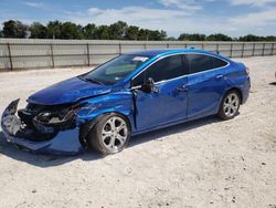 Salvage cars for sale at New Braunfels, TX auction: 2016 Chevrolet Cruze Premier