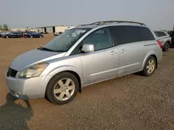 Salvage cars for sale at Rocky View County, AB auction: 2005 Nissan Quest S