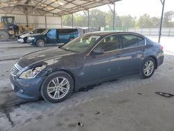 Salvage cars for sale at Cartersville, GA auction: 2011 Infiniti G25 Base