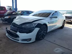 Salvage cars for sale at Phoenix, AZ auction: 2015 Tesla Model S 85