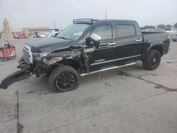 Salvage cars for sale at Grand Prairie, TX auction: 2013 Toyota Tundra Crewmax SR5